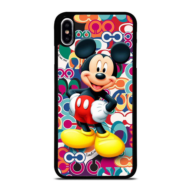 COACH NEW YORK MICKEY MOUSE CUTE iPhone XS Max Case Cover