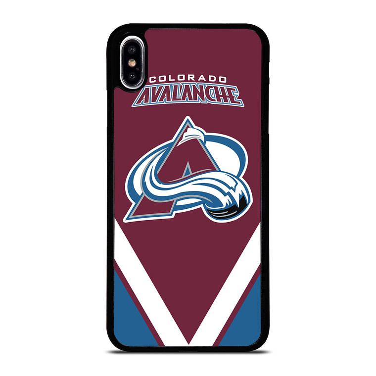 COLORADO AVALANCHE ICE HOCKEY LOGO iPhone XS Max Case Cover