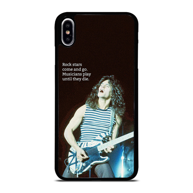 EDDIE VAN HALEN QUOTES 2 iPhone XS Max Case Cover