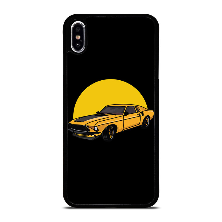 FORD MUSTANG CARTOON iPhone XS Max Case Cover
