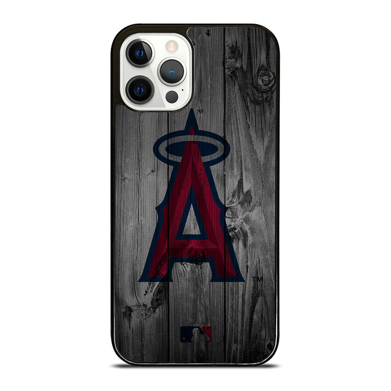 LOS ANGELES ANGELS BASEBALL MLB WOOD LOGO iPhone 12 Pro Case Cover