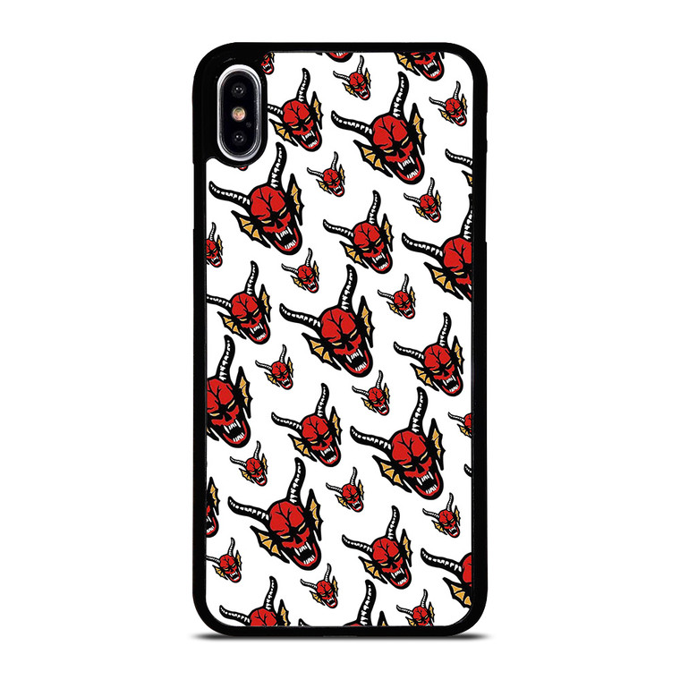 HELLFIRE CLUB STRANGER THINGS PATTERN iPhone XS Max Case Cover