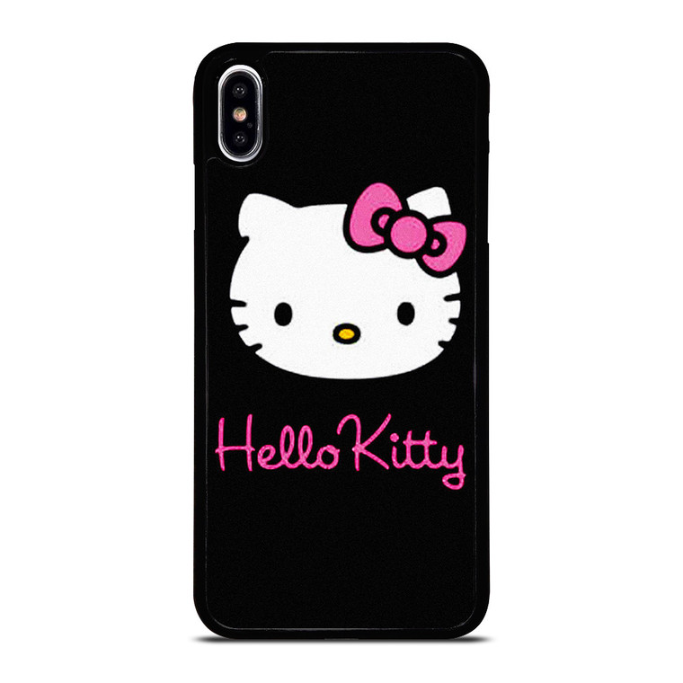 HELLO KITTY BLACK iPhone XS Max Case Cover
