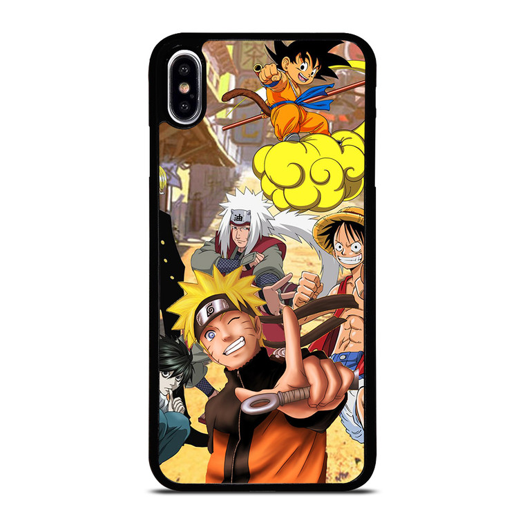 JAPANESE ANIME CROSSOVER iPhone XS Max Case Cover