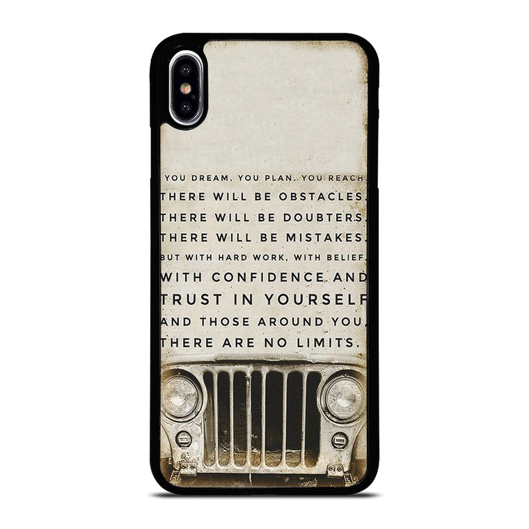JEEP FUNNY QUOTES iPhone XS Max Case Cover