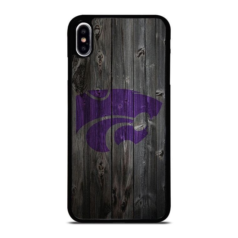 KANSAS CITY WILDCATS WOODEN LOGO iPhone XS Max Case Cover
