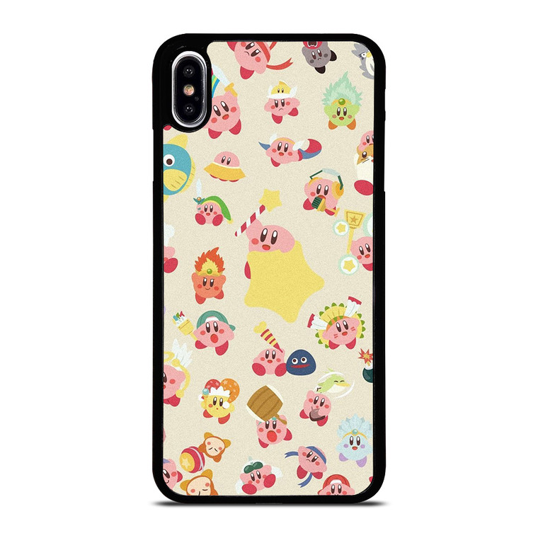 KIRBY CUTE PATTERN iPhone XS Max Case Cover