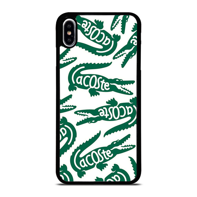 LACOSTE PATTERN iPhone XS Max Case Cover