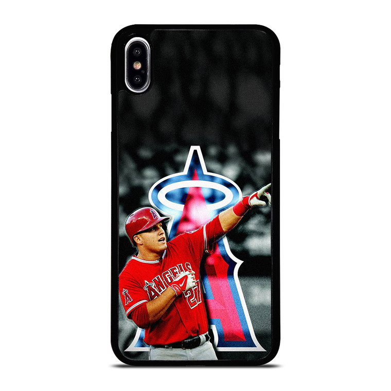 LOS ANGELES ANGELS MIKE TROUT iPhone XS Max Case Cover
