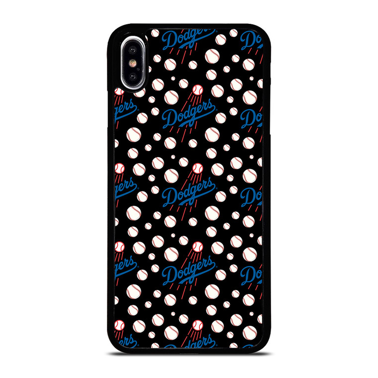LOS ANGELES DODGERS BASEBALL PATTERN 2 iPhone XS Max Case Cover