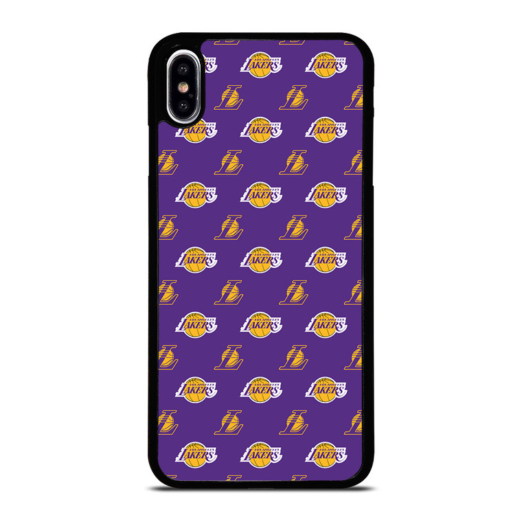 LOS ANGELES LAKERS NBA PATTERN iPhone XS Max Case Cover