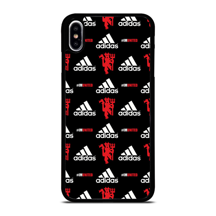 MANCHESTER UNITED ADIDAS PATTERN iPhone XS Max Case Cover