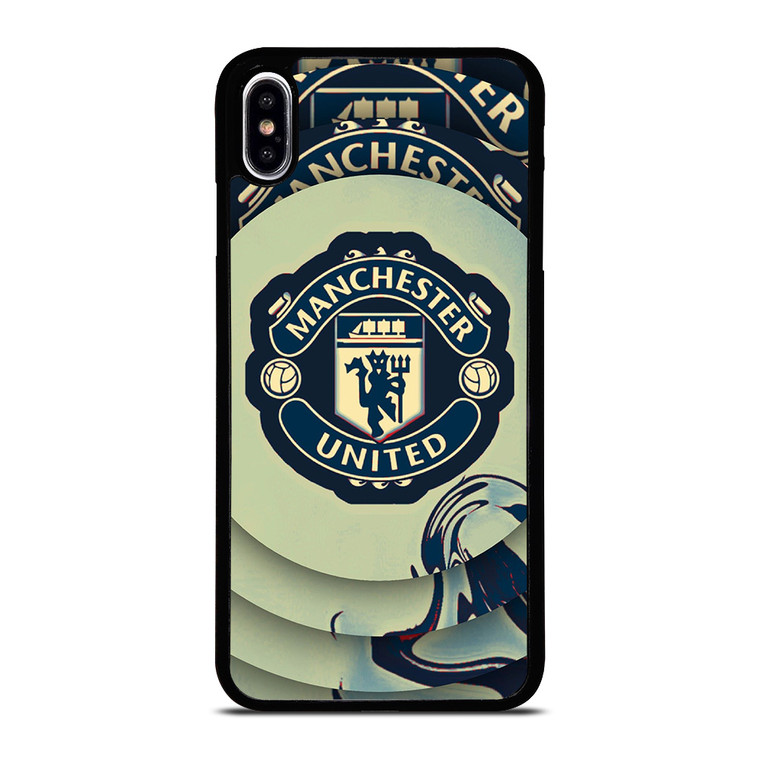 MANCHESTER UNITED LOGO SOCCER iPhone XS Max Case Cover