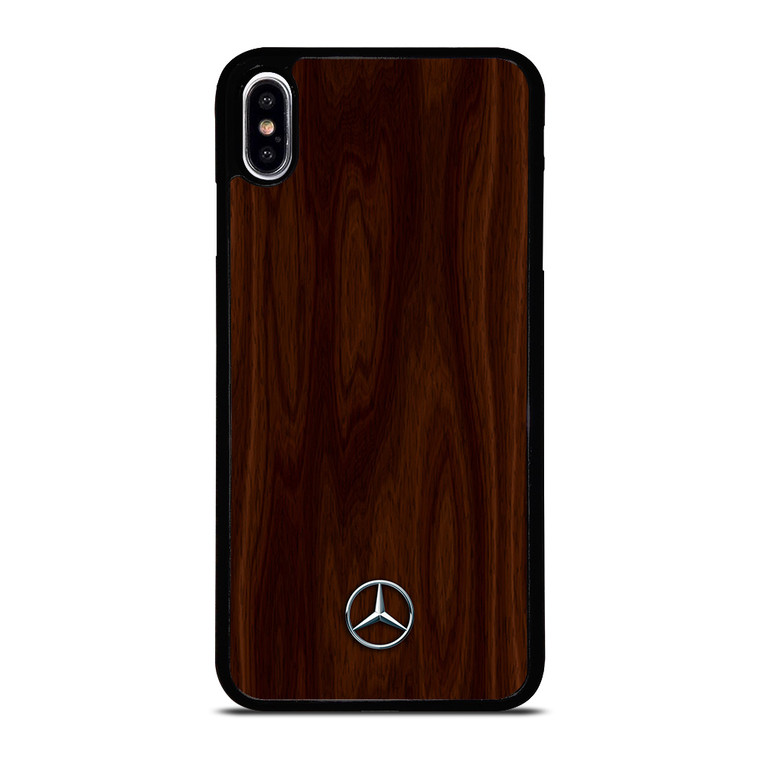 MERCEDES BENZ WOOD BROWN iPhone XS Max Case Cover