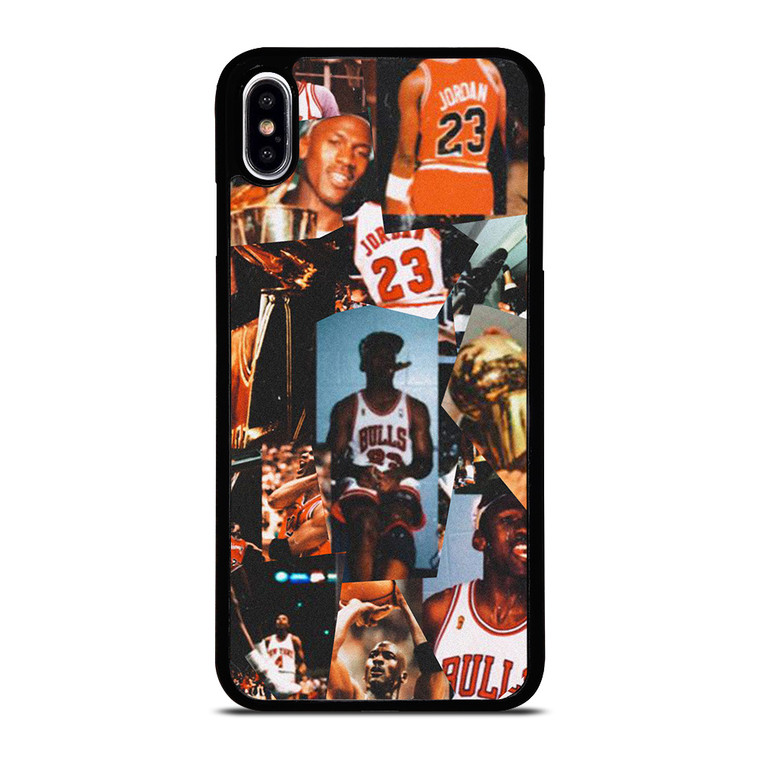 MICHAEL JORDAN RETRO COLLAGE iPhone XS Max Case Cover