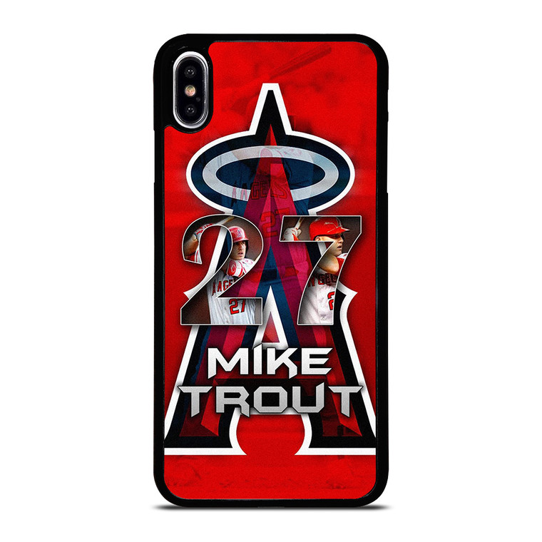 MIKE TROUT LOS ANGELES ANGELS iPhone XS Max Case Cover