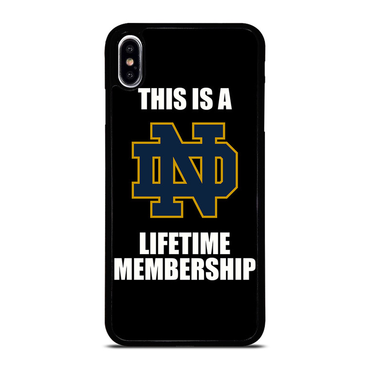 NOTRE DAME FIGHTING IRISH MEMBERSHIP iPhone XS Max Case Cover