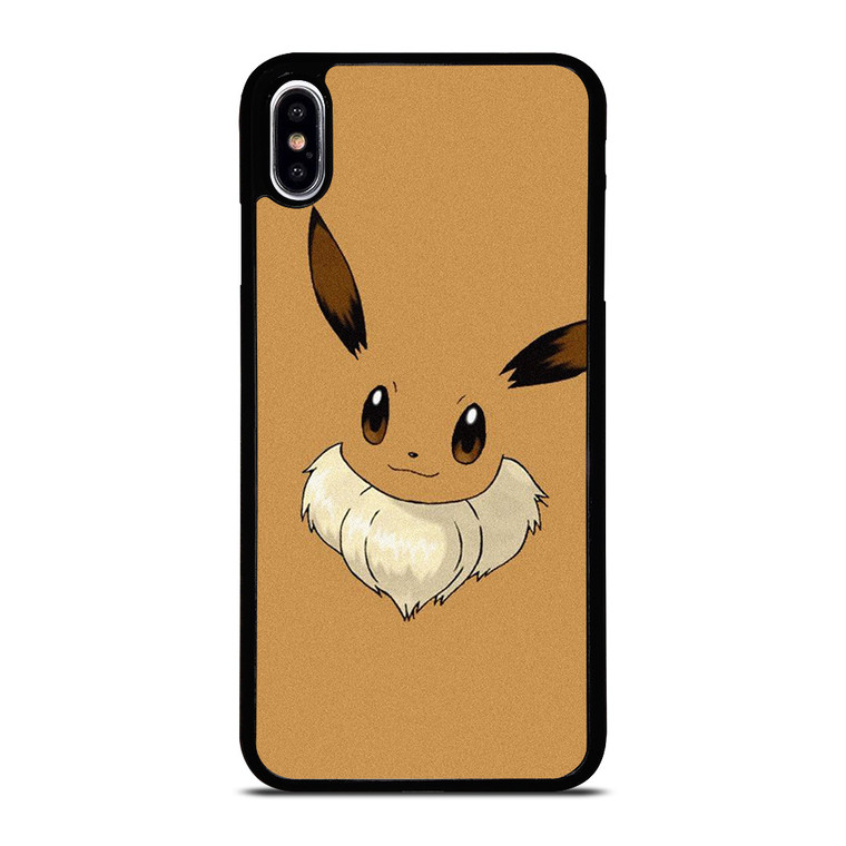 POKEMON CUTE EEVEE FLAT iPhone XS Max Case Cover