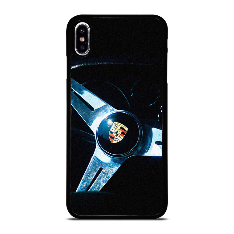 PORSCHE VINTAGE STEERING WHEEL iPhone XS Max Case Cover