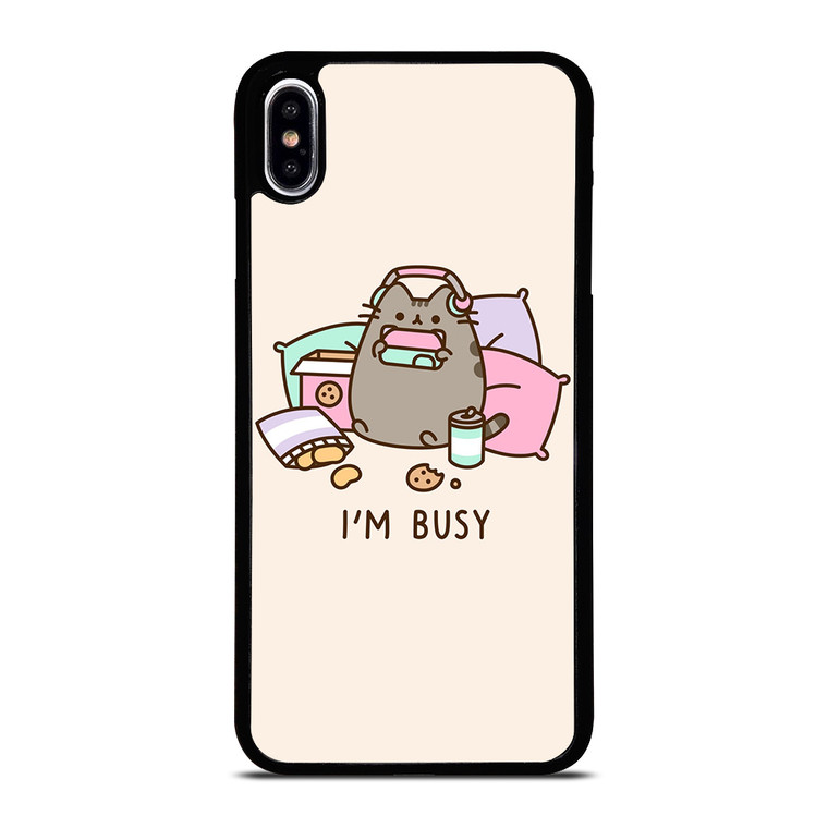 PUSHEEN BUSY CAT iPhone XS Max Case Cover