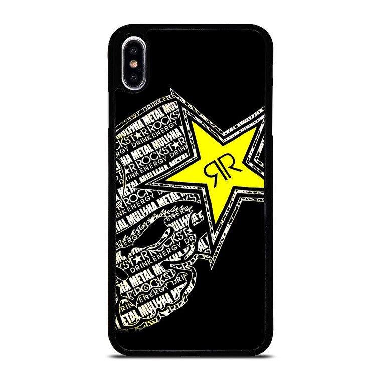 ROCKSTAR ENERGY DRINK SKULL iPhone XS Max Case Cover