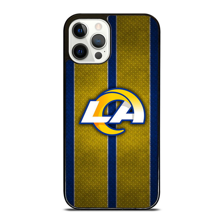 LOS ANGELES RAMS NFL METAL STRIPE iPhone 12 Pro Case Cover