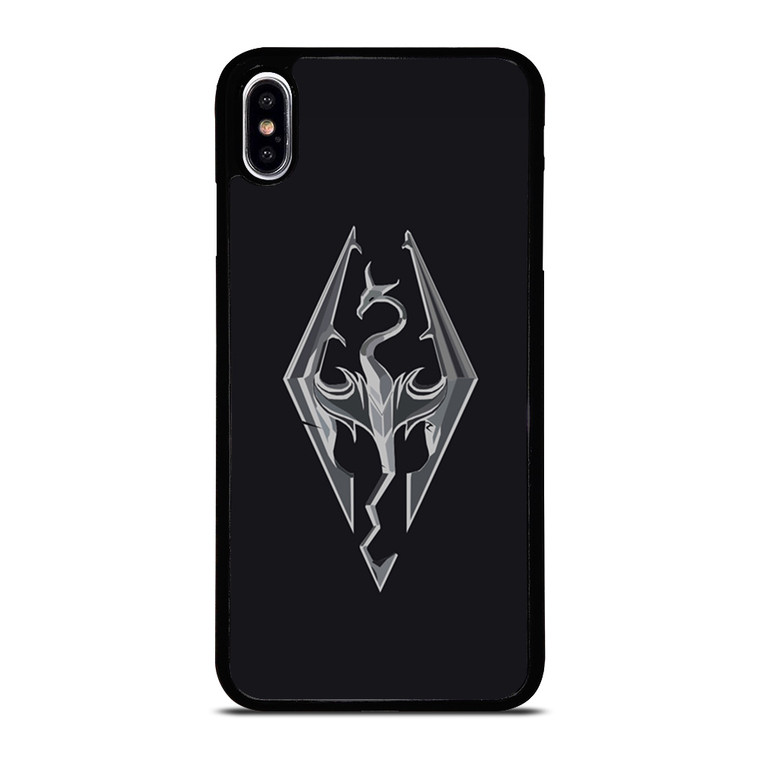 THE ELDER SCROLLS SKYRIM FLAT LOGO iPhone XS Max Case Cover