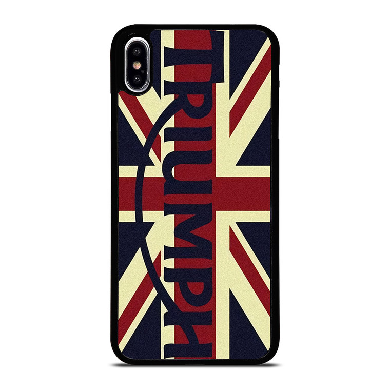 TRIUMPH MOTORCYCLES UNION JACK 2 iPhone XS Max Case Cover