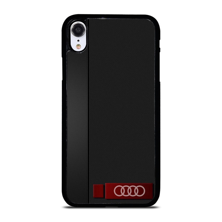 AUDI CAR CARBON LOGO iPhone XR Case Cover