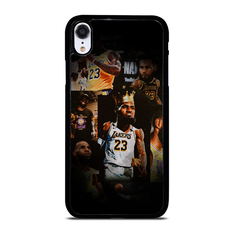 LEBRON JAMES LAKERS COLLAGE iPhone XR Case Cover
