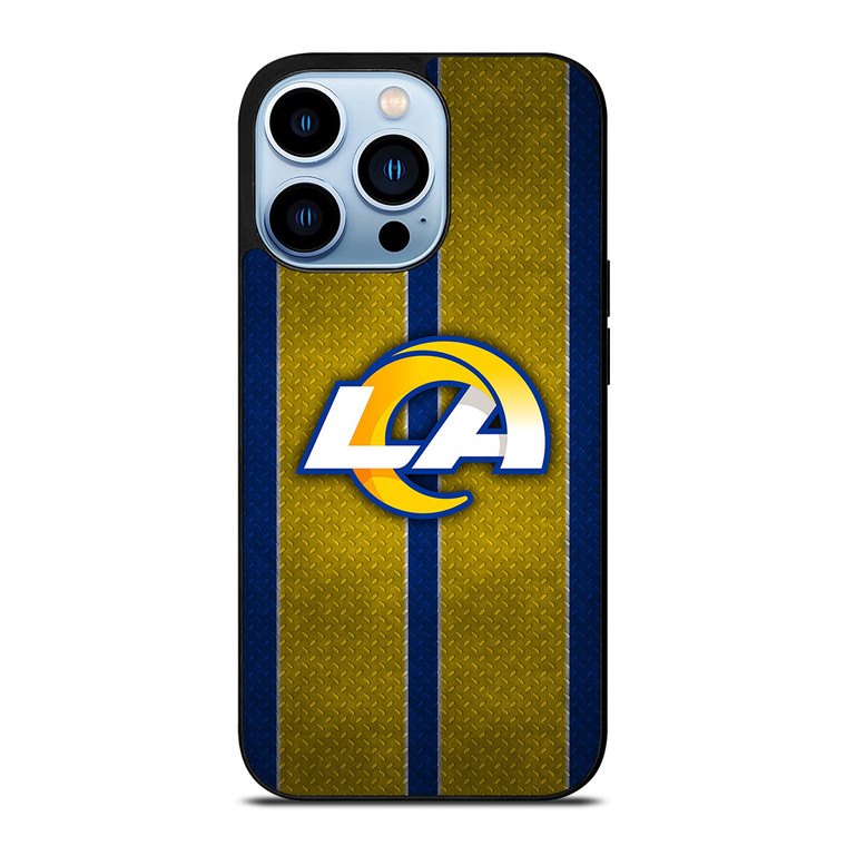 LOS ANGELES RAMS NFL METAL STRIPE iPhone 13 Pro Max Case Cover