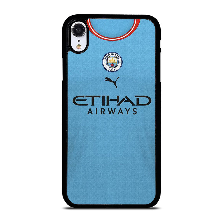 MANCHESTER CITY 2022-23 JERSEY iPhone XR Case Cover MANCHESTER CITY 2022-23 JERSEY iPhone XR Case Cover