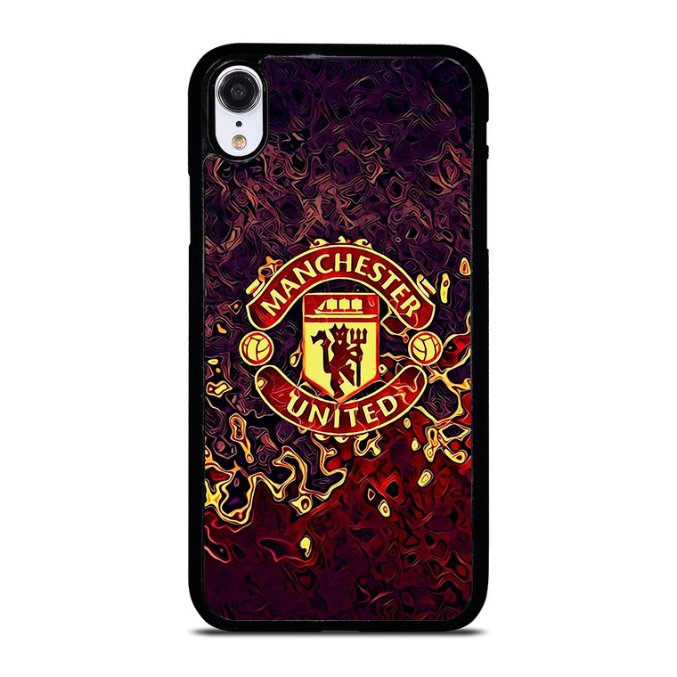 MANCHESTER UNITED LOGO FAN ART iPhone XR Case Cover