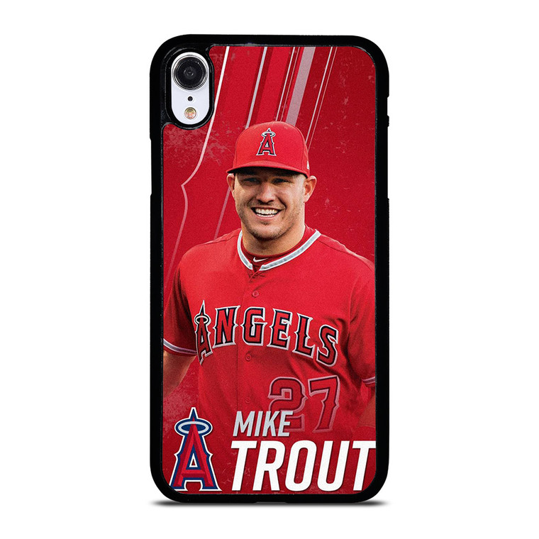 MIKE TROUT LOS ANGELES ANGELS BASEBALL 2 iPhone XR Case Cover