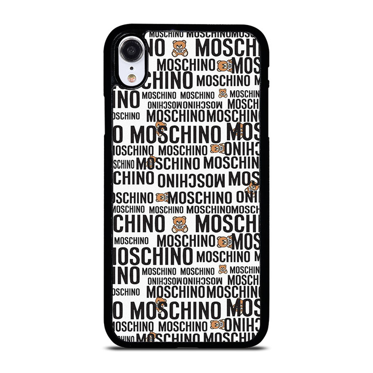 MOSCHINO ABSTRACT LOGO iPhone XR Case Cover