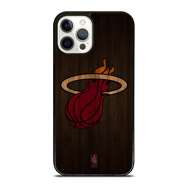 MIAMI HEAT BASKETBALL COURT NBA iPhone 12 Pro Case Cover