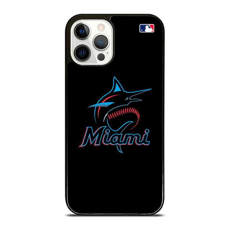 MIAMI MARLINS MLB LOGO iPhone 12 Pro Case Cover