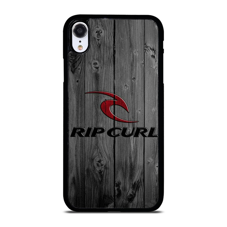 RIP CURL SURFING WOODEN LOGO iPhone XR Case Cover