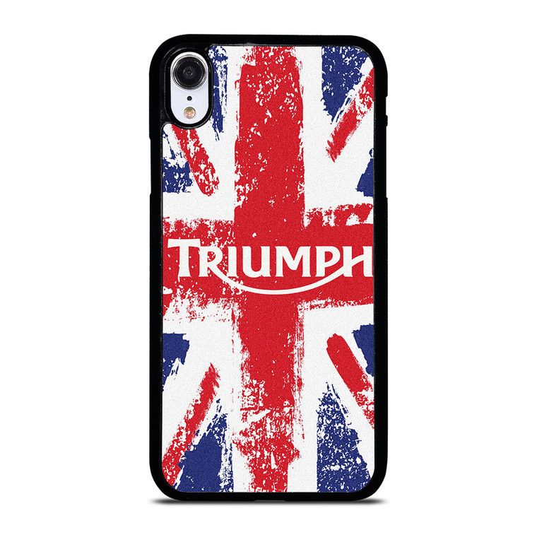 TRIUMPH MOTORCYCLES UNION JACK iPhone XR Case Cover
