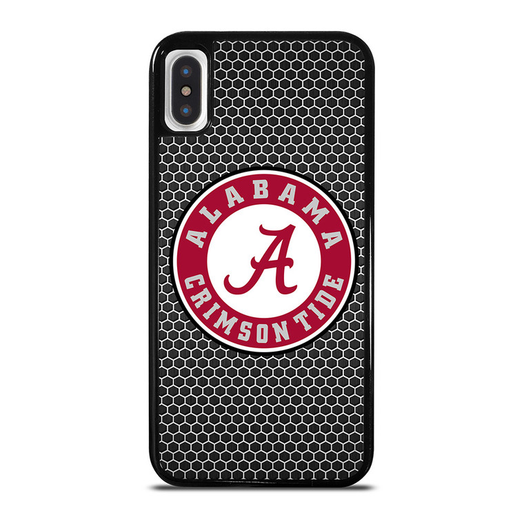 ALABAMA CRIMSON TIDE FOOTBALL METAL iPhone X / XS Case Cover