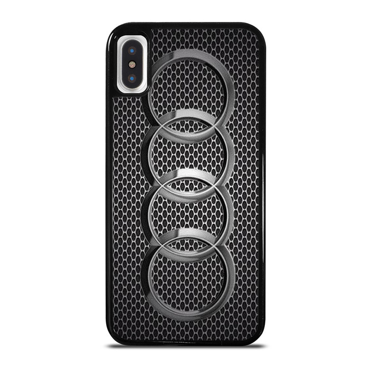 AUDI CAR METAL LOGO iPhone X / XS Case Cover