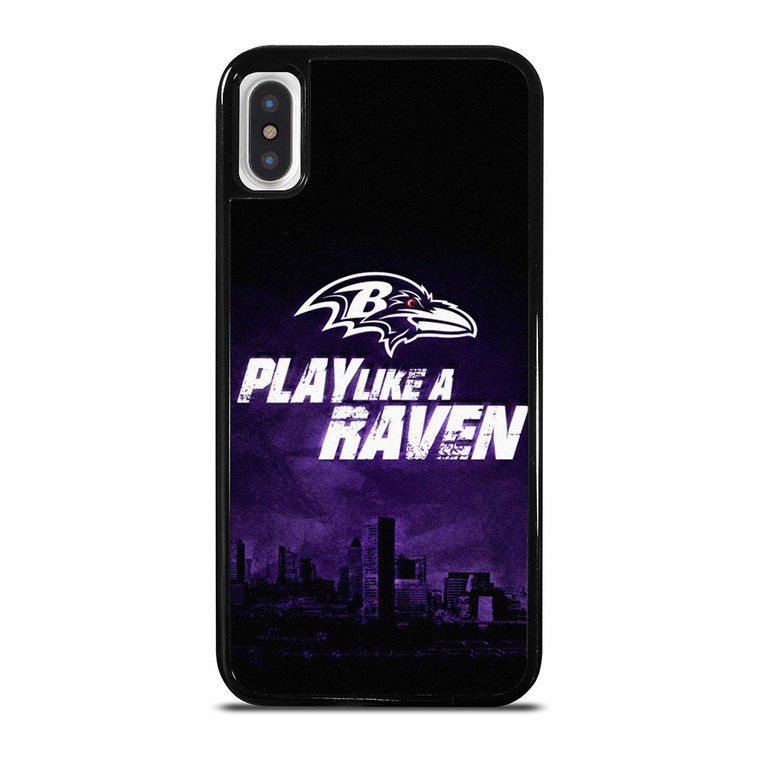 BALTIMORE RAVENS WORD iPhone X / XS Case Cover