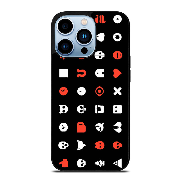 LOVE DEATH AND ROBOTS PATTERN iPhone 13 Pro Max Case Cover