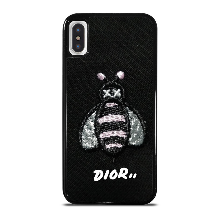 DIOR X KAWS BEE BLACK iPhone X / XS Case Cover