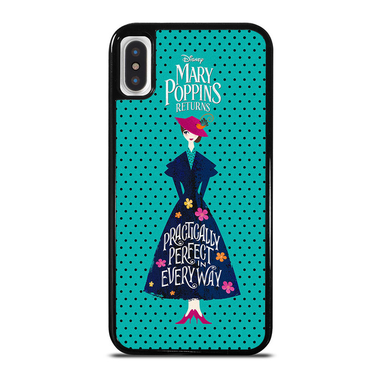 DISNEY MARY POPPINS POLKADOT iPhone X / XS Case Cover