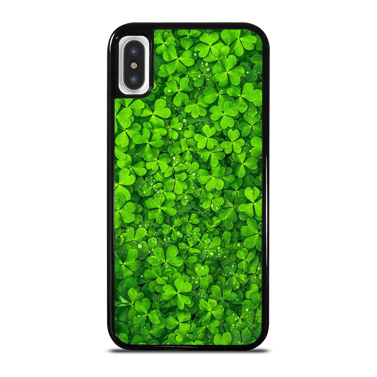 IRISH SHAMROCK CLOVER FLOWER iPhone X / XS Case Cover