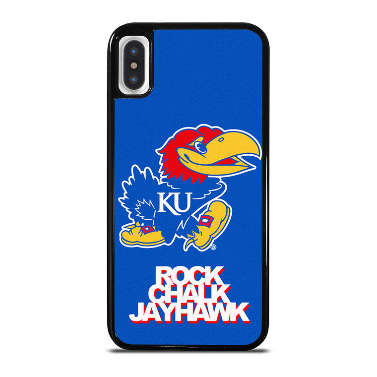 KANSAS JAYHAWKS ROCK CHALK iPhone X / XS Case Cover