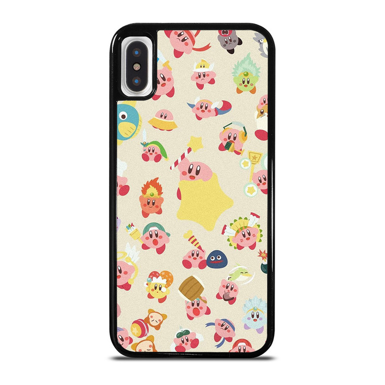 KIRBY CUTE PATTERN iPhone X / XS Case Cover