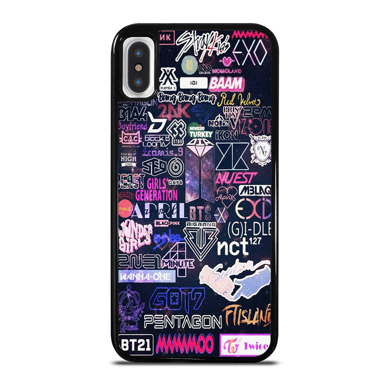 KPOP BAND ALL iPhone X / XS Case Cover