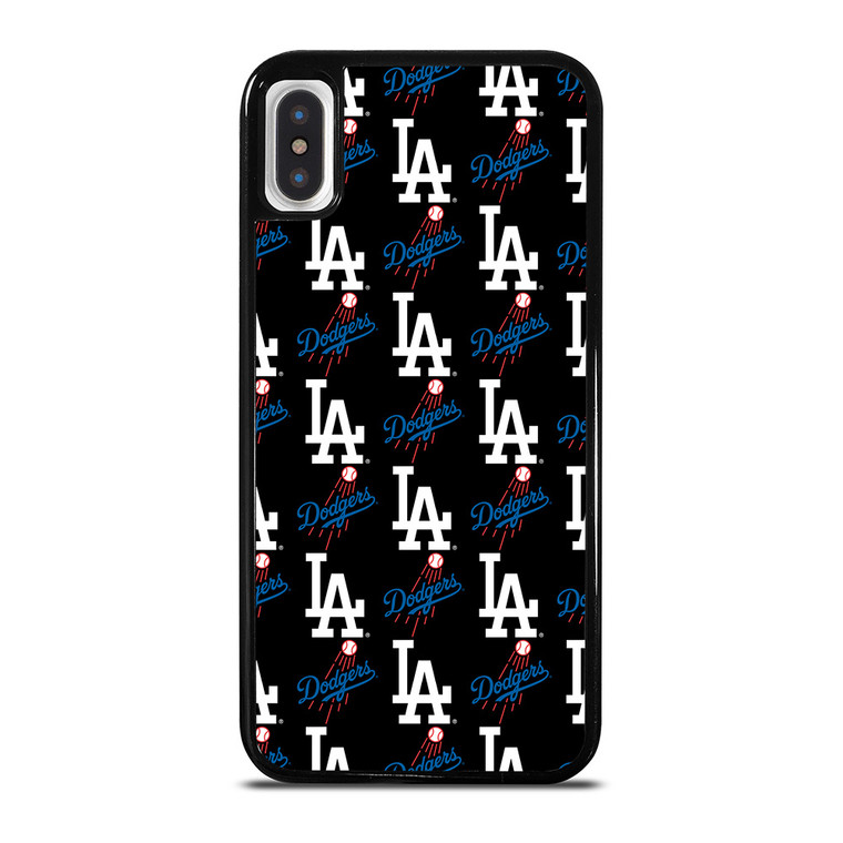 LOS ANGELES DODGERS BASEBALL PATTERN iPhone X / XS Case Cover